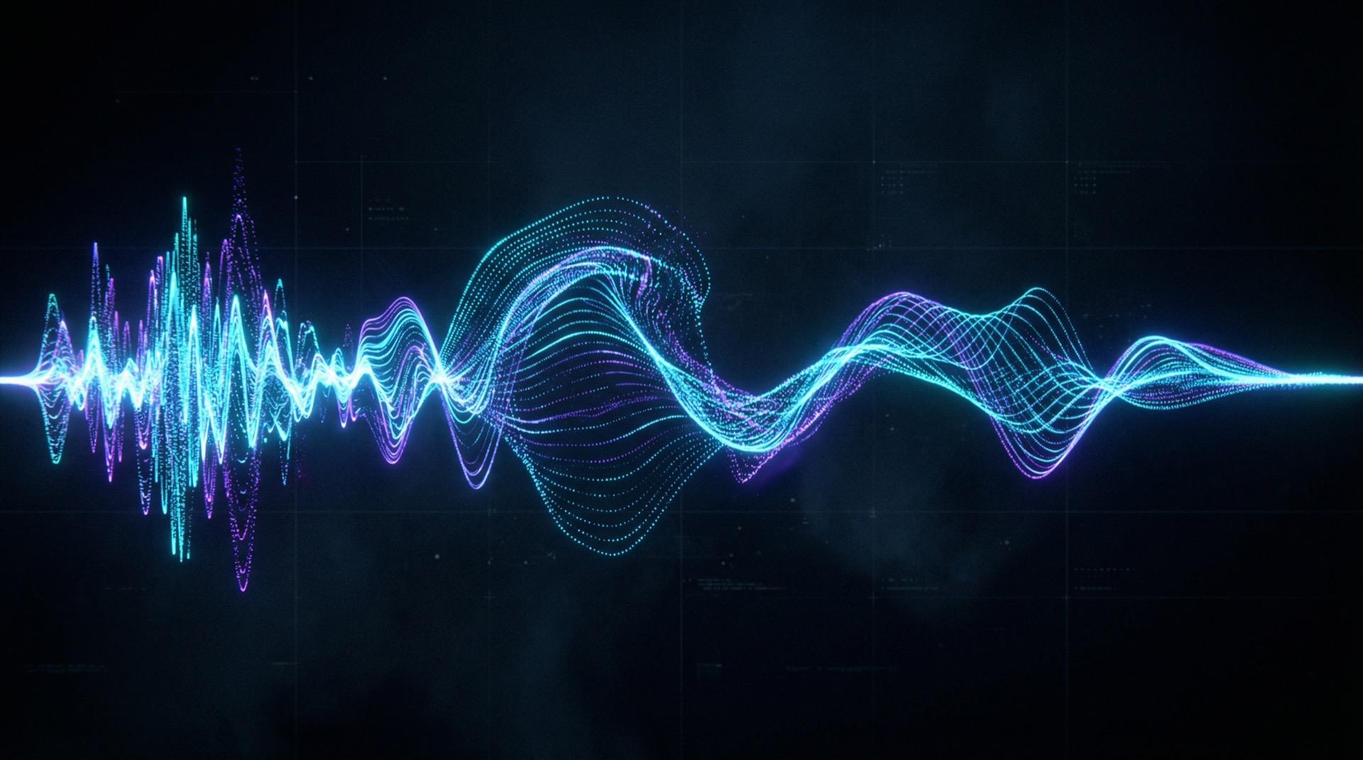 AI voice cloning waveform visualization